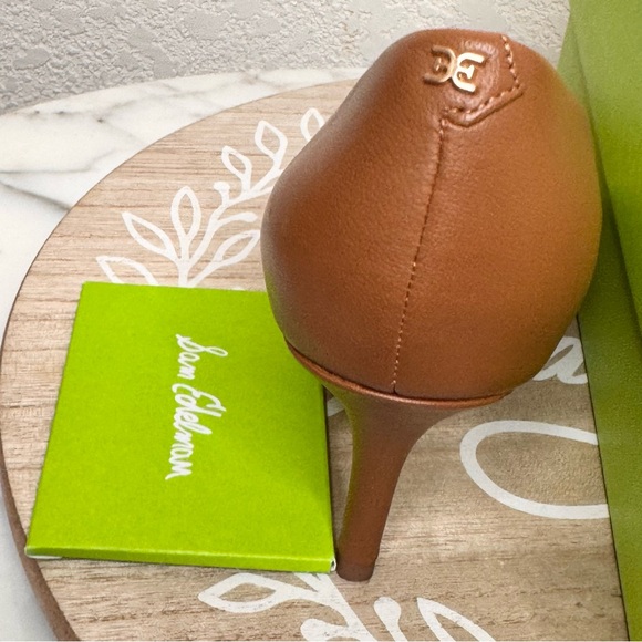 Sam Edelman Tan Heels Classic Pointed-Toe - Picture 4 of 12